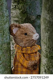 A Teddy Bear By A Tree