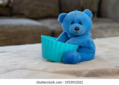 Teddy Bear Caught Eating Snacks