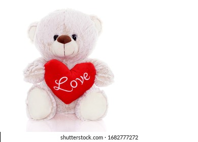 Teddy bear with a heart of love