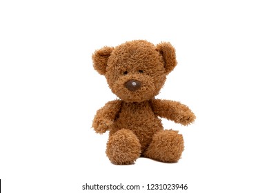 Teddy Bear Isolated On White Background
