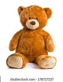 Teddy Bear On White Background