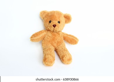 Teddy Bear On White Background.