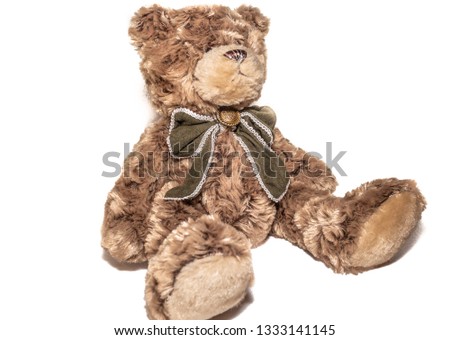 Teddy bear on white background isolated