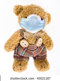 Teddy Bear With Protective Face Mask