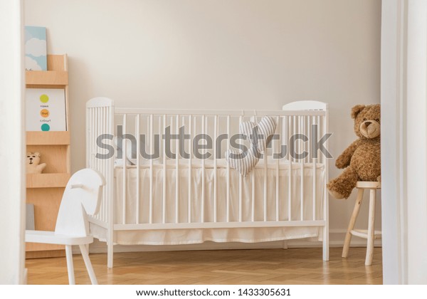 Teddy Bear Rocking Horse White Wooden Stock Photo Edit Now