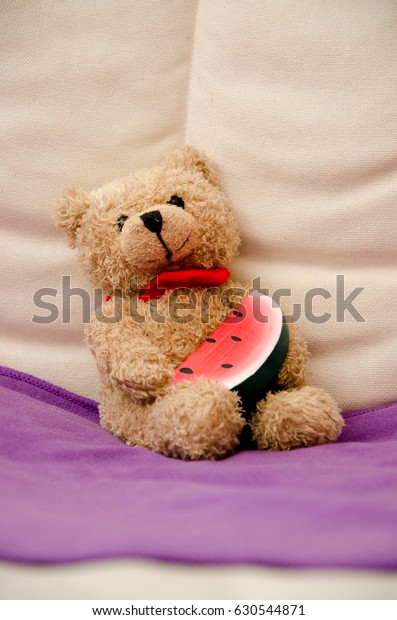 watermelon teddy bear