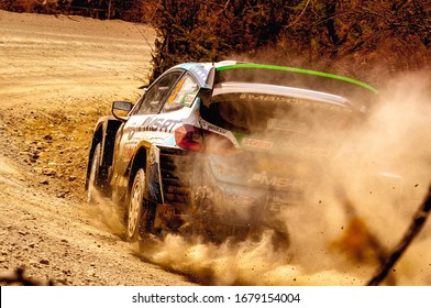 Teemu Suninen (FIN) Of Team M-Sport Ford WRT In Shakedown During The FIA World Rally Championship Mexico In León, Guanajuato, México On March 12, 2020