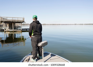 Teen Bass Fishing, Lure, Bass Boat