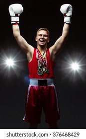 Teen Boxer With Many Medals