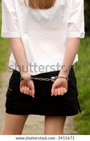 teen girl handcuffs Having sex on a dryer