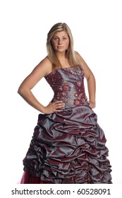 Teen In Prom Dress