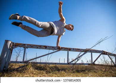 Teen Shows Parkour