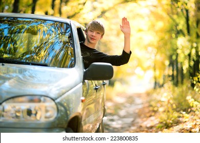 Teen Is Trained To Ride A Car