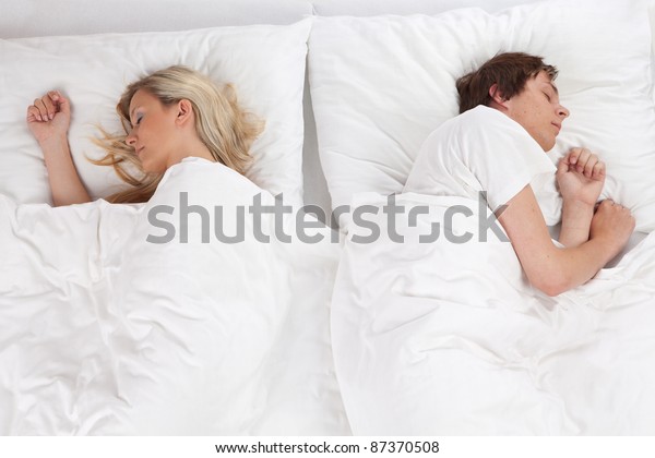 boy and girl in the bed