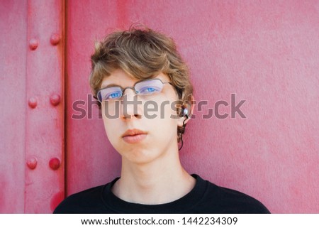 Teenage boy portrait - Cap Ferret, France