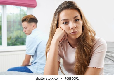 Teenage Couple Having Relationship Difficulties