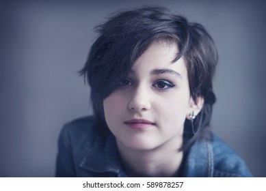 Short Haired Teen