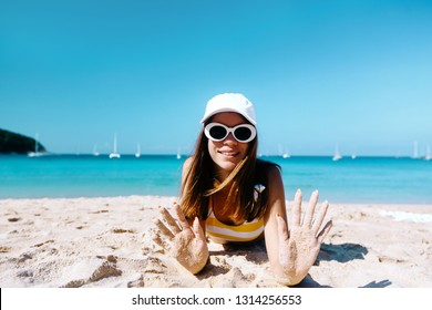 Teenage Girl Spending Her Vacations On Stock Photo 1314256553 ...