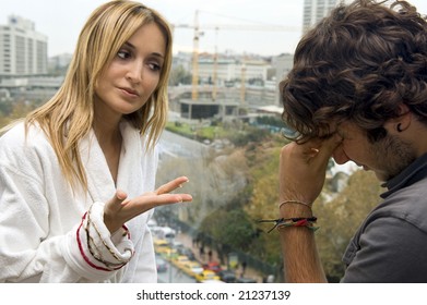 Teenager And Mother Having Argument