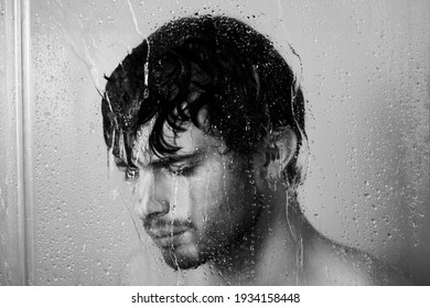 Teenager Portrait Sad Under Shower Wet Stock Photo 1934158448 ...