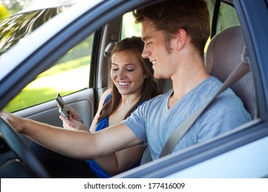 Teens: Male Driver Not Paying Attention To Road