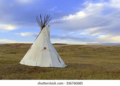 Teepee (tipi) As Used By Native Americans In The Great Plains And American West