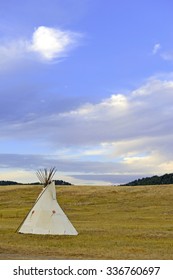 Teepee (tipi) As Used By Native Americans In The Great Plains And American West