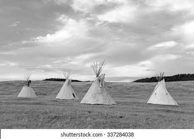 Teepee (tipi) As Used By Native Americans In The Great Plains And American West