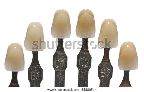 Teeth Colour Guide Stock Photo Edit Now 65880514