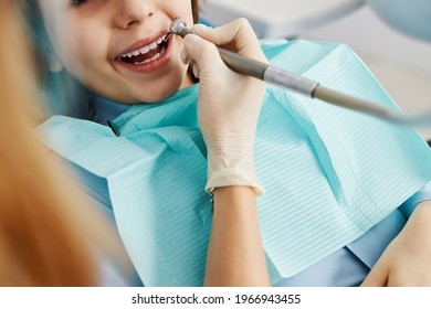 Teeth Drilling Procedure On Minor Patient Teeth