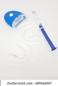 Teeth Whitening Set, LED Light, Mould And Whitening Jel