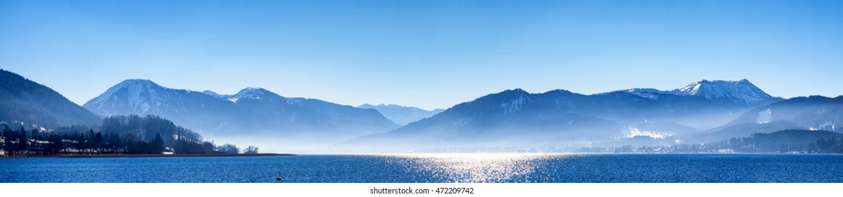 Tegernsee Lake In Bavaria - Winter