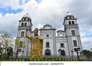 TEGUCIGALPA, HONDURAS - MAY 15TH, 2017: Our Lady Of Suyapa Basilica Church In Tegucigalpa, Honduras, On May 15th, 2017