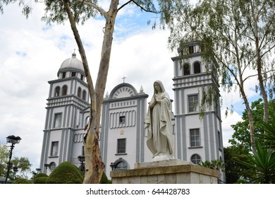 TEGUCIGALPA, HONDURAS - MAY 15TH, 2017: Our Lady Of Suyapa Basilica Church In Tegucigalpa, Honduras, On May 15th, 2017