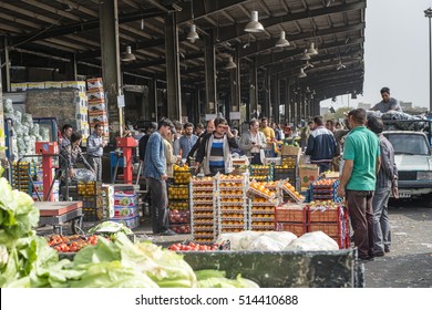 Tehran, Iran - 11.02.2016, Fruits And Vegetables Wholesale Market