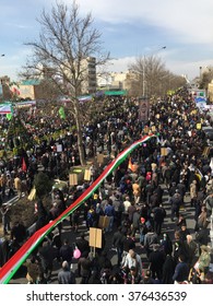 Tehran Iran Feb 11 2016 Anniversary Of Islamic Revolution In Iran