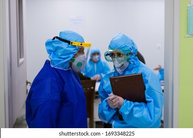 Tehran, Iran - March 2020: Iran Will Recognize Doctors And Nurses Who Die Combating The New Coronavirus As “martyrs” Like Slain Soldiers, The Country's Supreme Leader Announced.