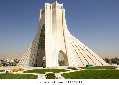 Tehran, Iran â?? October 1, 2013: Azadi Tower in the Iranian capital Tehran
