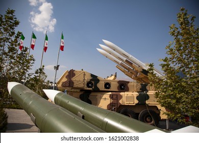 Tehran - September 9, 2019, Military Museum, Offensive Missiles Of The Armed Forces Of The Islamic Republic Of Iran