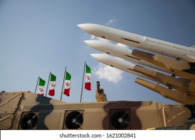 Tehran - September 9, 2019, Military Museum, Offensive Missiles Of The Armed Forces Of The Islamic Republic Of Iran