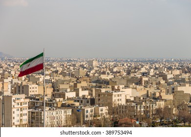 Tehran Skyline During 