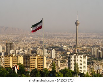 Tehran,Iran-April 28,2019: Skyscrapers in Tehran, Iran