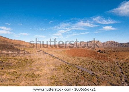 Similar – Wüstenlandschaft der Bardenas Real in Navarra Spanien