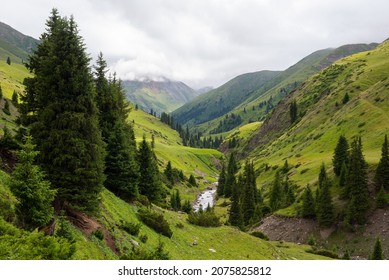 Tekes River Mountain Valley Traditional Kazkakh Stock Photo 2075825812 ...