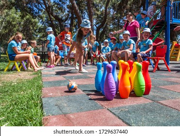 Tekirova, Kemer, Turkey - May 2017: Animators Play With Children In A Kids Club In A Turkish Hotel In A Beach Resort. Hotel TUI Fun & Sun Club Saphire