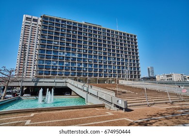 Tel Aviv - 10.02.2017: Famous Yitzhak Rabin Square, Day Time