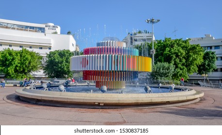 Dizengoff Square Fountain Hd Stock Images Shutterstock