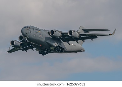 TEL AVIV, ISRAEL - January 22-23, 2018, BEN GURION AIRPORT: World Leaders Aircrafts Come To Ben Gurion Airport On The Fifth World Holocaust Forum In Jerusalem