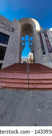 Tel Aviv, Israel - June 15, 2019: Tel Aviv Performing Arts Center Or The Golda Center Including The Israeli Opera And The Cameri Theater, Designed By Israeli Architect Yaakov Rechter