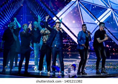 Tel Aviv, Israel – MAY 18, 2019: Duncan Laurence, Representing The Netherlands,on Stage After Winning The Eurovision Song Contest 2019.